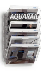 DURABLE Set de porte-brochures mural "FLEXIPLUS 6", A4