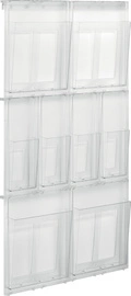 helit Porte-brochures mural "the placativ", transparent
