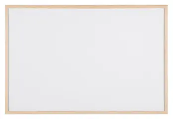 Bi-Office Tableau blanc, cadre en bois, (L)600 x (H)400 mm