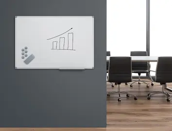 MAUL Tableau blanc MAULstandard émail, 1.800 x (H)900 mm